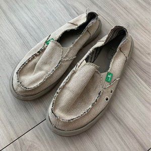 Sanuk Hemp Slide On Shoes